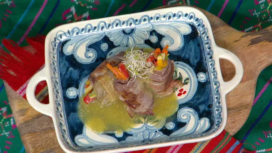 Rollitos de carne con verduras