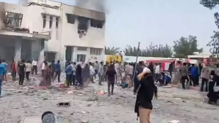 ataque en escuela de Irán