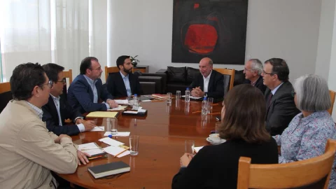 Reunión equipo de transición AMLO y SRE