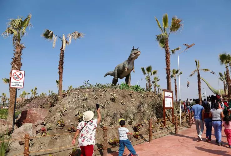 Chimalpark cuenta con 13 dinosaurios electrónicos de tamaño real