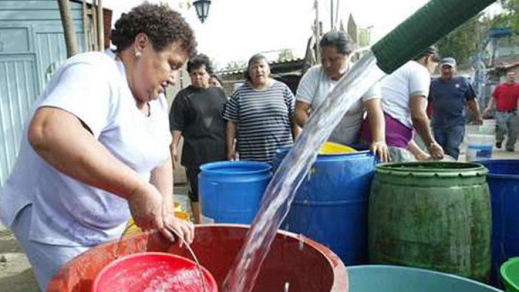 tandeo de agua potable