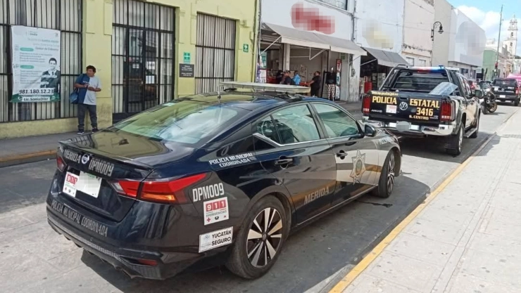 Hombre es detenido por presunto robo a tienda del centro de Mérida