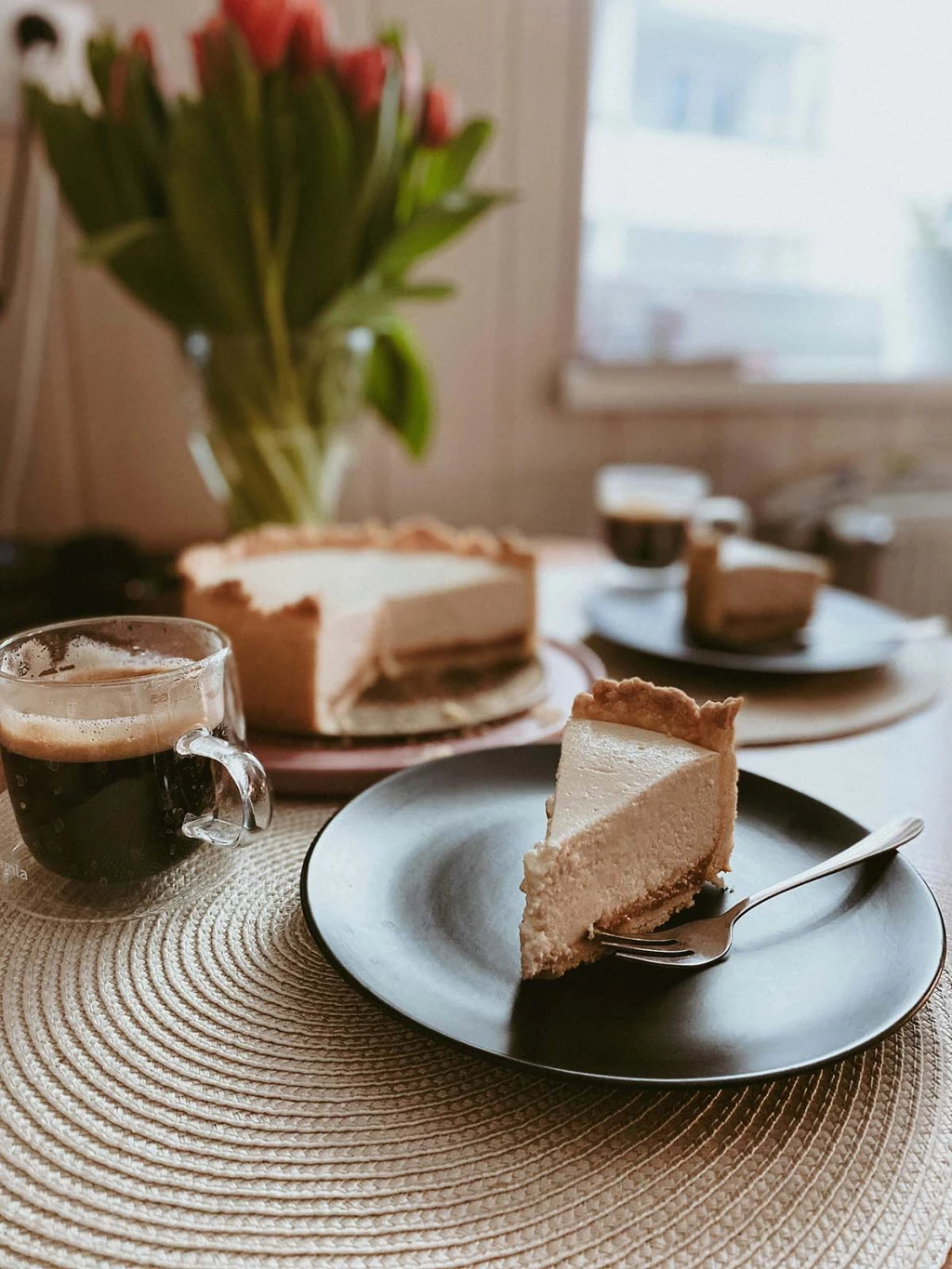 Cheesecake de café