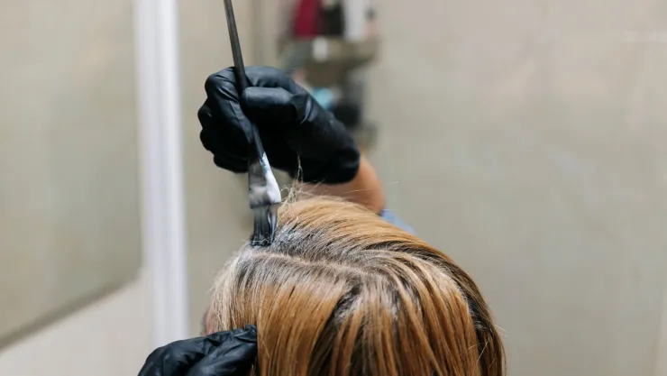 Tinte sin amoniaco para cubrir las canas con 1 ingrediente de baño