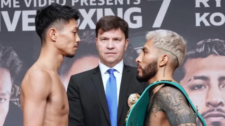 Alexandro Santiago Junto Nakatani pelea