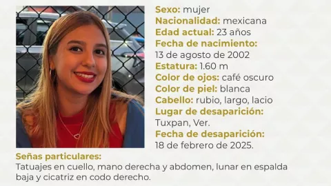 La familia de Melanie Nikol solicita apoyo para difundir su ficha de búsqueda