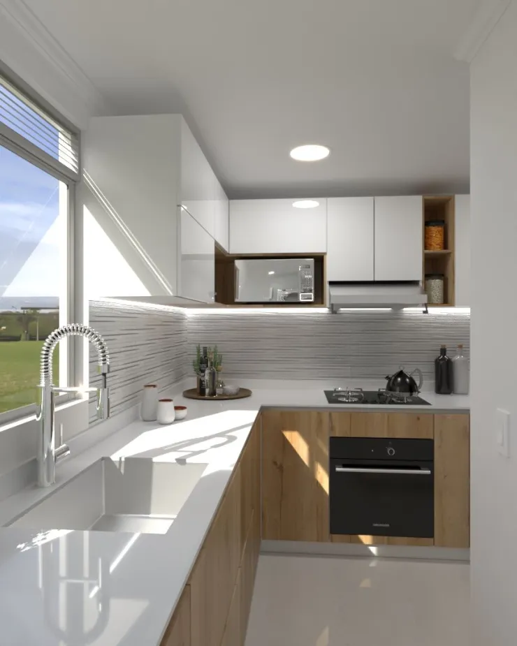 7 ideas de diseño de cocina pequeña que puedes hacer sin mucho presupuesto y se verá lujosa