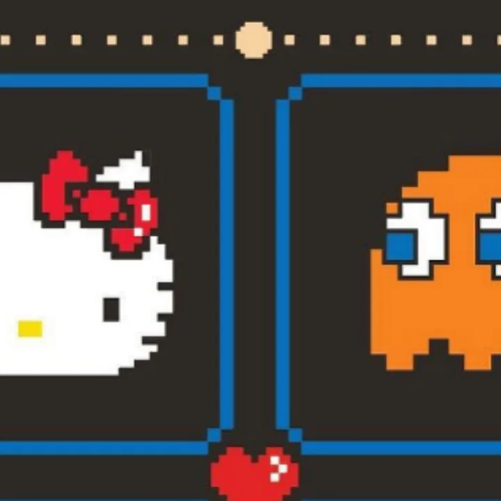 Hello Kitty Pacman Hello Kitty y Pacman se unen en un nuevo videojuego