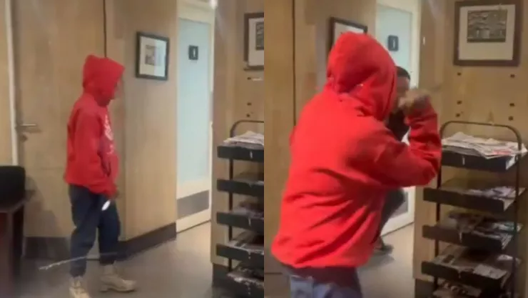 VIDEO Mujer intenta acuchillar a empleado de una cafetería en la Condesa, CDMX