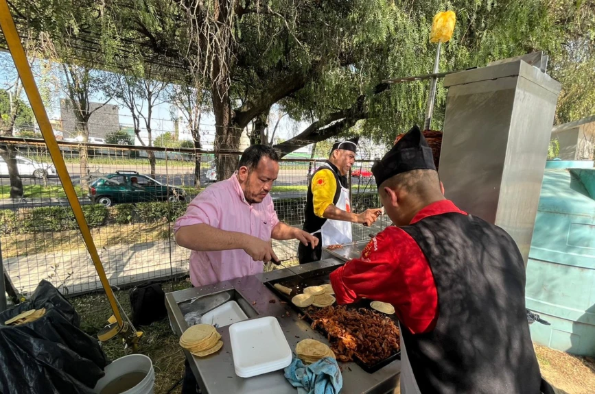 Ricos y deliciosos platillos tuvimos en el centro de acopio