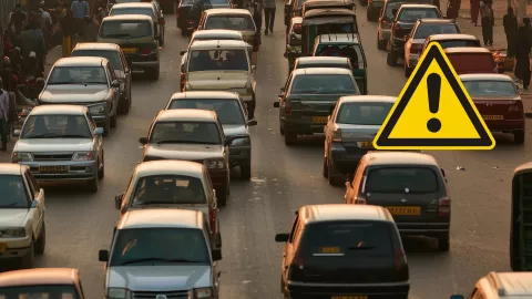 Tráfico en Aguascalientes ¿Qué está pasando en Avenida Siglo XXI hoy lunes 28 de octubre