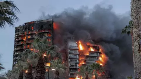 Incendio en Valencia