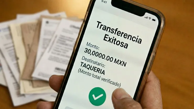 VIDEO: Embarazada transfiere por error 3 mil pesos a una taquería; el negocio no quiere devolverlo
