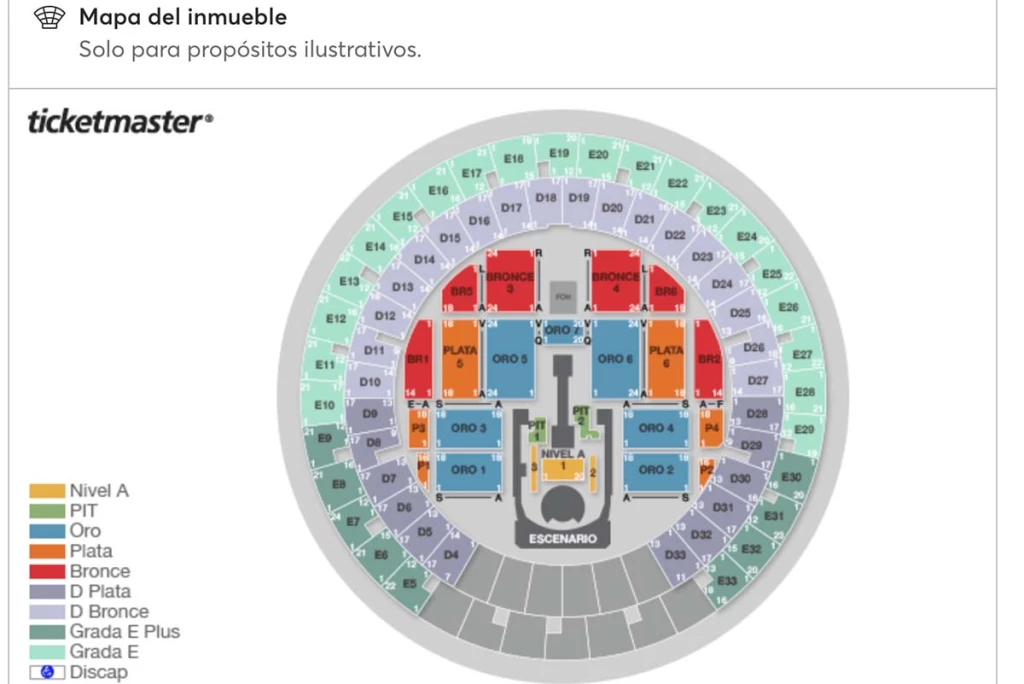Madonna en el Palacio de los Deportes