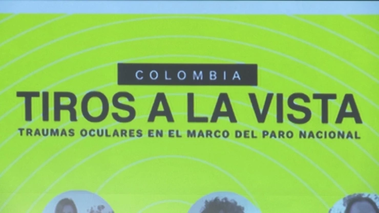 Más de 100 personas en Colombia sufrieron daños en los ojos a manos de la policía durante las protestas del Paro Nacional a principios de este año.