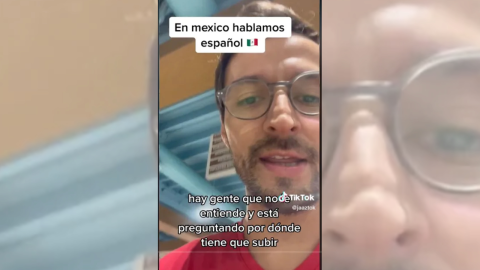 tiktoker se queja de supermercado en cancun chedraui por poner letreros en ingles