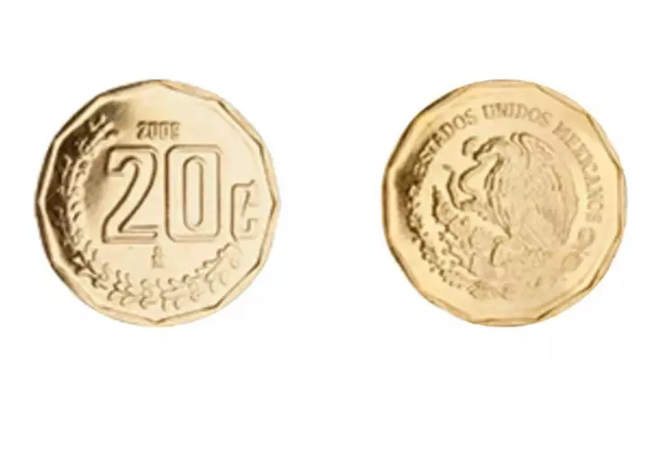 ¿La tienes_ Dan hasta 1 millón 500 mil por esta moneda de 20 centavos con errores