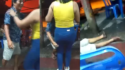 Muere hombre bailando