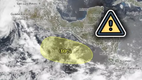 ¡Atención! Una zona de baja presión podría formarse y aumenta a 30% su probabilidad de desarrollo ciclónico.jpg