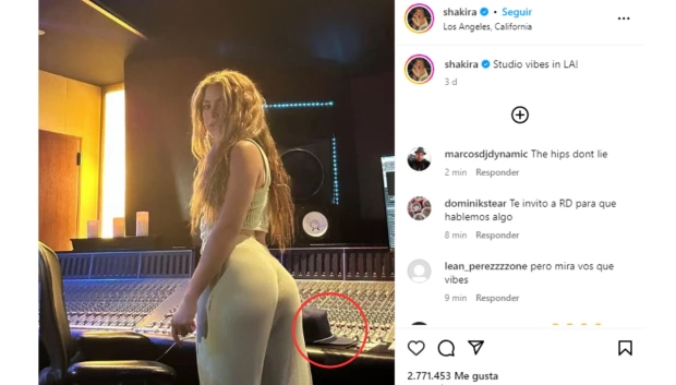 Un descuido podría haber dejado en evidencia la relación de Shakira y Lewis Hamilton