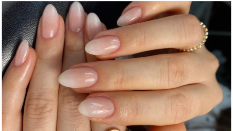 uñas french degradado