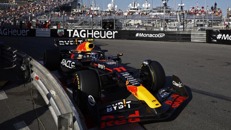 Checo Pérez en Mónaco