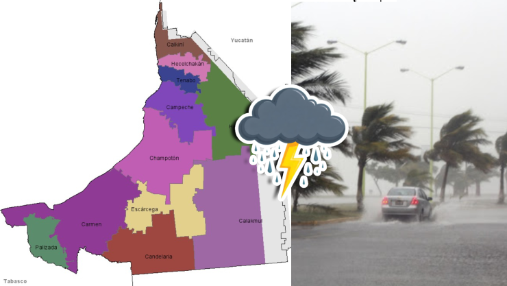 ¡ATENCIÓN! Hora EXACTA en que habrá lluvias en Campeche HOY domingo 31 de agosto de 2025.jpg