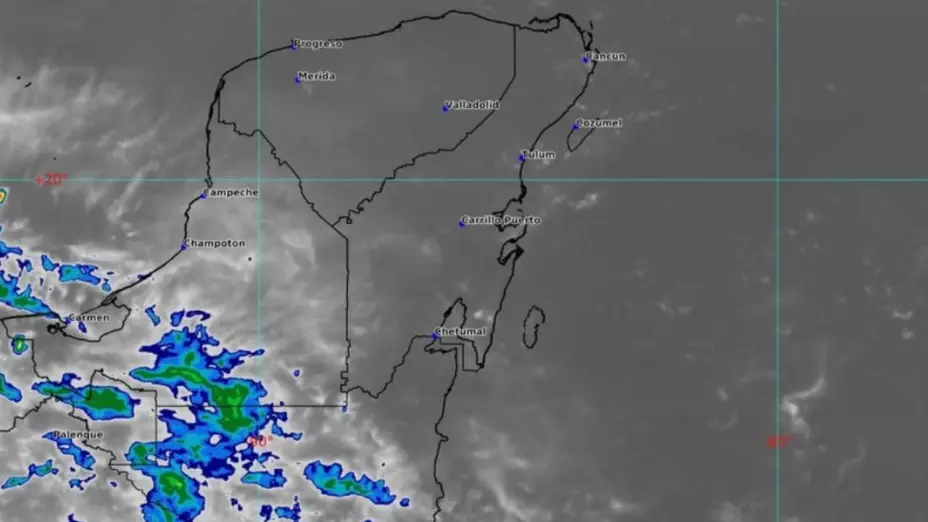 Clima 17 de octubre Onda tropical afectará la Península de Yucatán