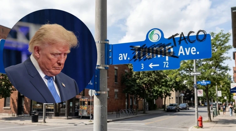 Canadá considera cambiar el nombre de la calle Trump por la calle Taco