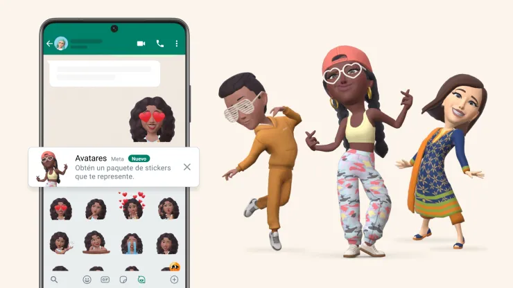 WhatsApp ya tiene sus propios avatares