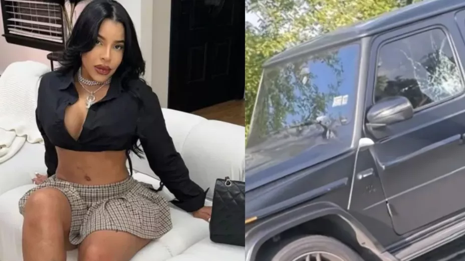 FOTOS SENSIBLES: Filtran cómo quedó la camioneta baleada donde murió asesinada la influencer Ariela “La Langosta”