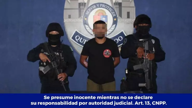 Detienen a hombre por portación de armas; exclusivo de Fuerzas Armadas