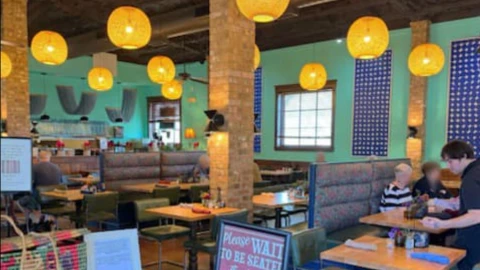 Interior del local Simmer Down Cafe de Georgetown