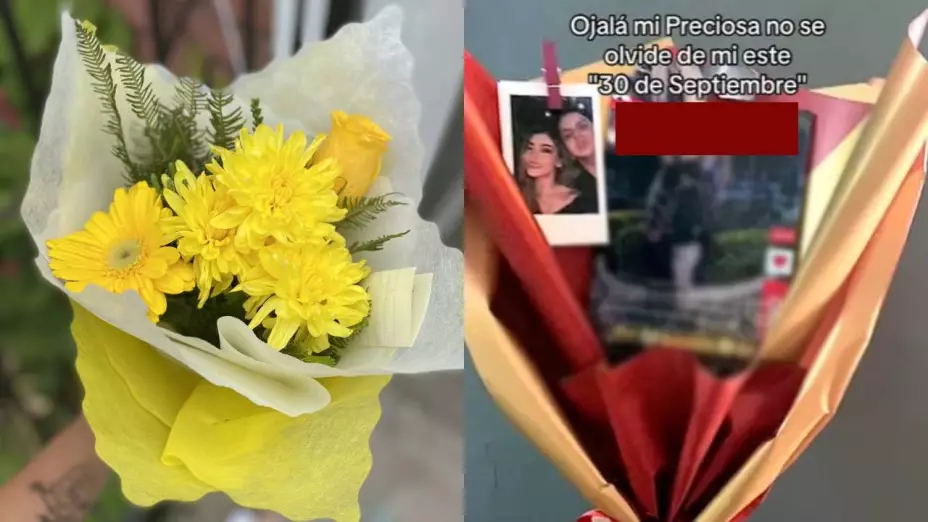 ¿Otra vez flores amarillas? Hombres arman su propia tendencia para celebrar el 30 de septiembre