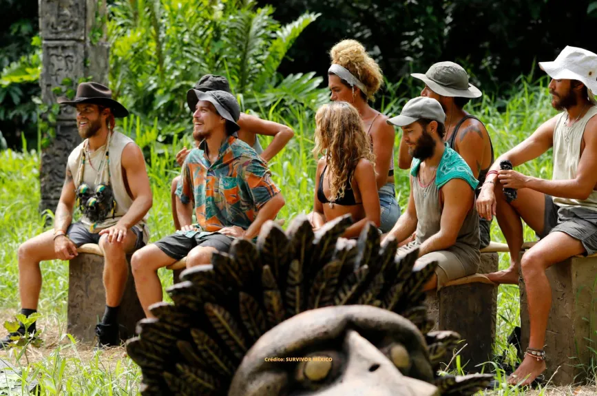 Seis sobrevivientes en riesgo de eliminación en Survivor México 2022.