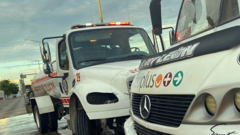 Choque en la glorieta Cuauhtémoc