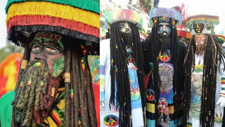 Prohíben entrada a los chinelos estilo rasta en el Carnaval de Tlayacapan 2025