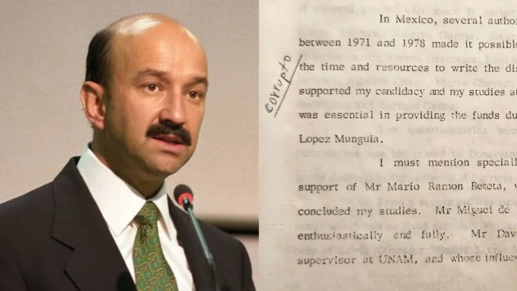 “Corrupto": Vandalizan tesis de Carlos Salinas de Gortari en biblioteca de Harvard