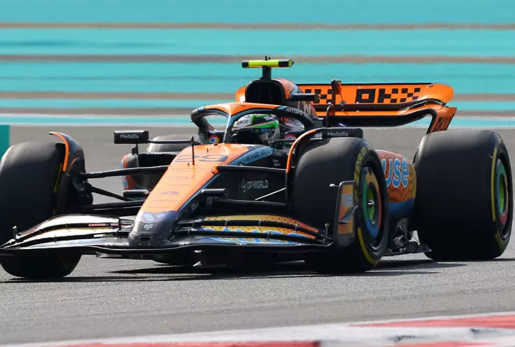 Pato O’Ward en el auto de la escudería McLaren
