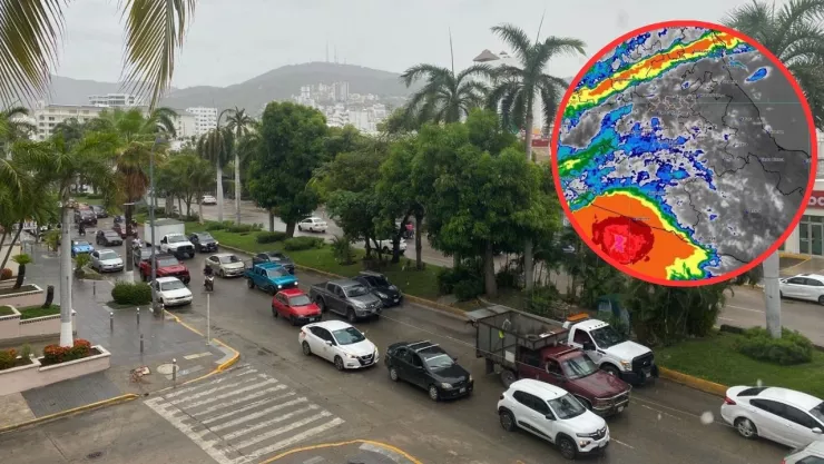 Lluvias fuertes en Acapulco, Guerrero