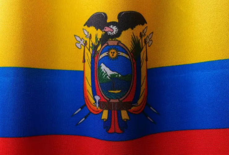 bandera de Ecuador.