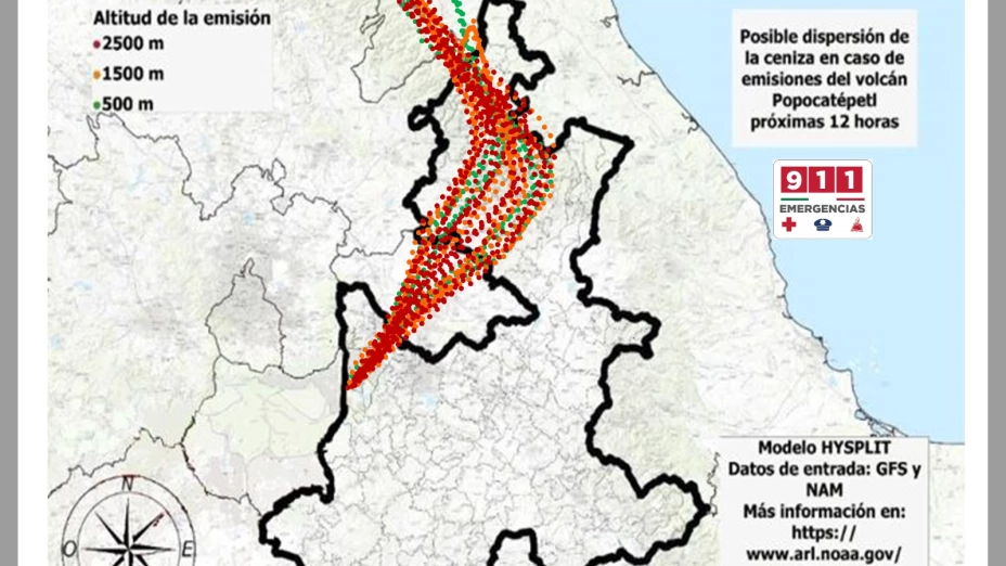 caída de ceniza 23 de marzo