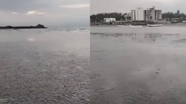 ‘¿Se viene el TSUNAMI?’ Esta sería la razón por la que se alejó el mar en Veracruz