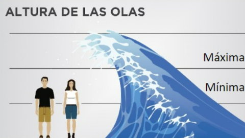 Gráfica de altura de olas en Chiapas