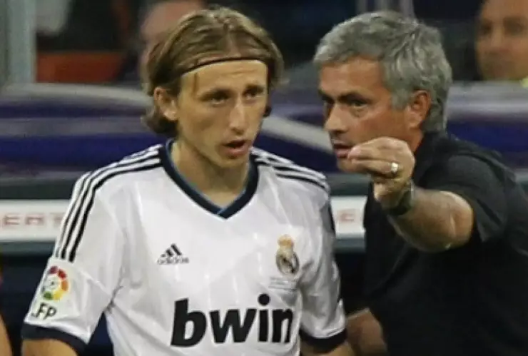 Modric y Mourinho