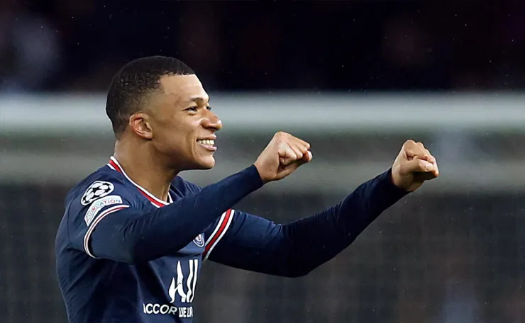 Kylian Mbappé con el PSG