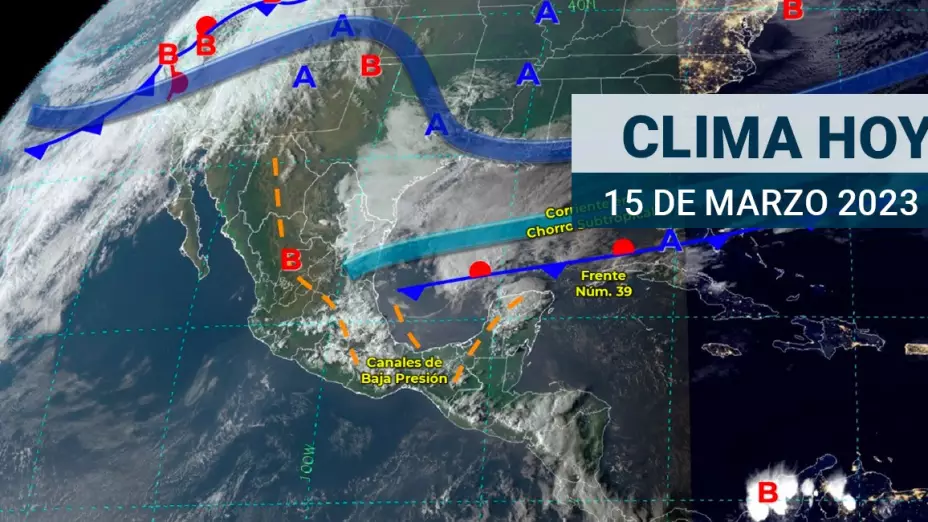 Clima en México 15 marzo