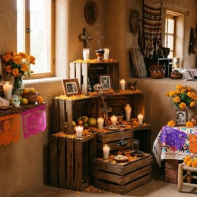 3 ideas para poner una ofrenda si no tienes mesa