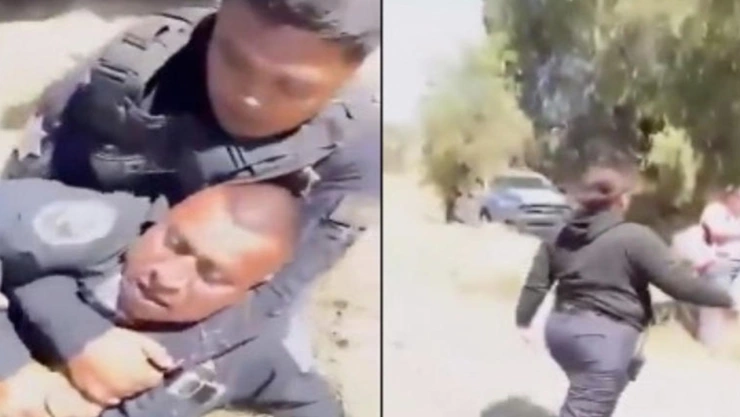 Por echar pasión en vías pública detienen a policía municipal de Tultitlán, Edomex