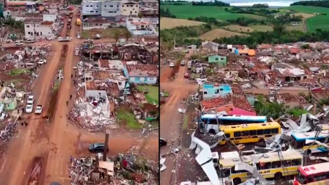 Tornado en Brasil hoy: muertos, heridos y daños tras el paso del fenómeno en Paraná